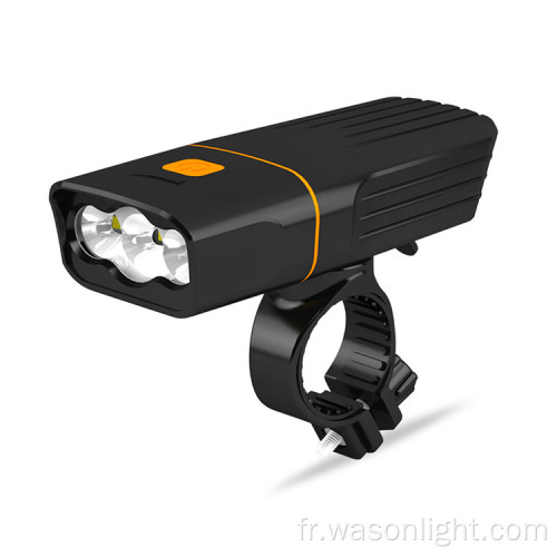 Meilleure version EU Standard 3 * XM-L T6 Lumière de vélo LED la plus brillante la plus brillante